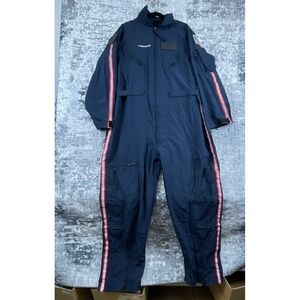 Aureus International Nomex Flight Suit Air Mens Blue FR Coverall Size 54R NWT